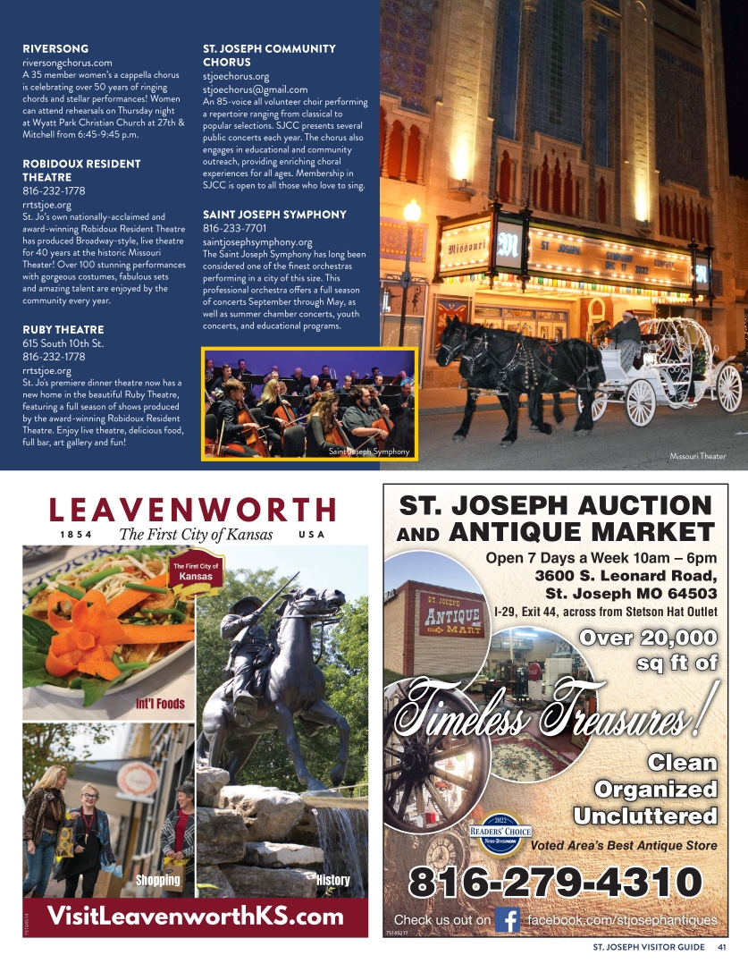 St Joseph Official Visitor Guide