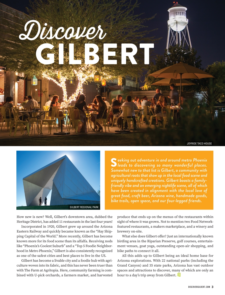 Discover Gilbert Arizona Official Guide 202324