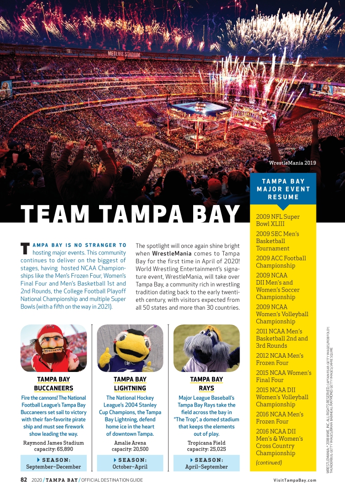 Visit Tampa Bay 2020 Official Destination Guide