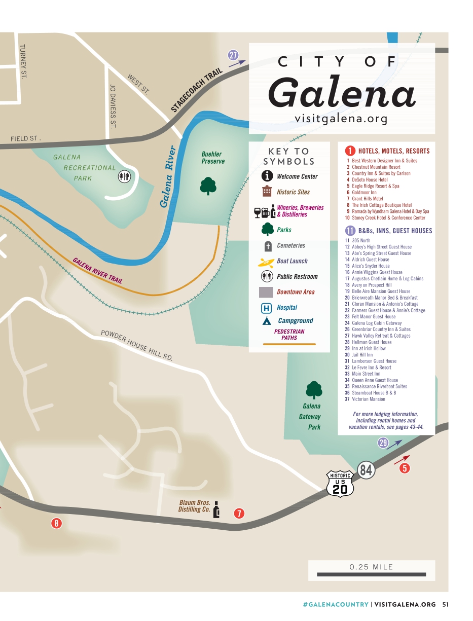 Galena Trail Map