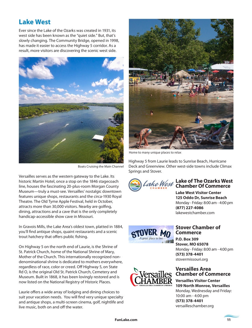 Lake of the Ozarks 2019 Official Vacation & Service Guide