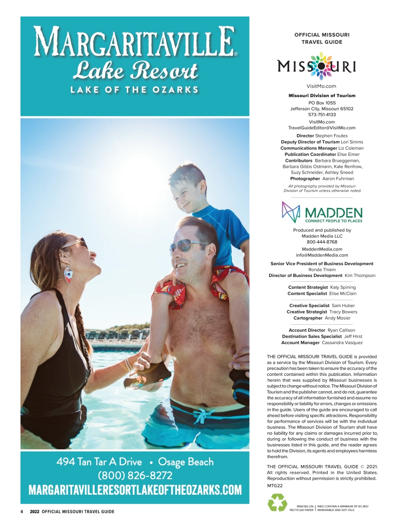 Missouri 2022 Official Travel Guide